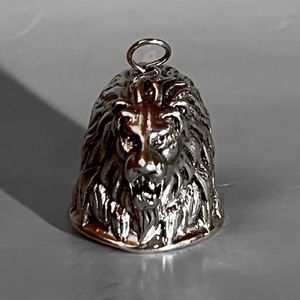 Lion Head Bell Pendant